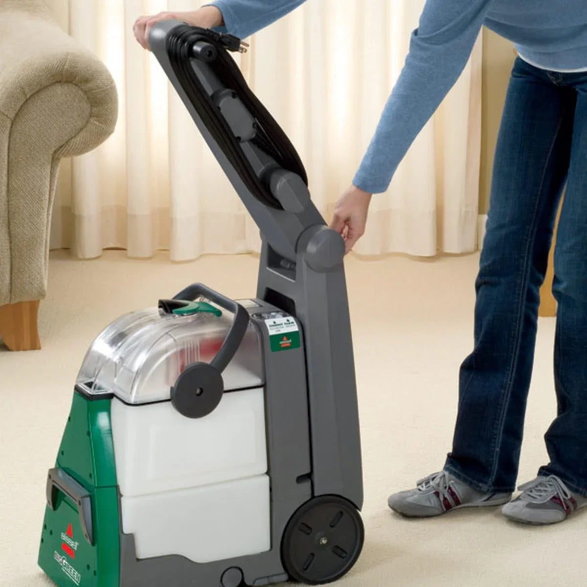Commercial BigGreen Commercial BG10 Deep Cleaning 2 Motor Extractor Machine