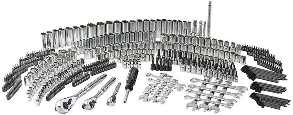 450-Piece Mechanics Set, Ratchet Socket Hand Wrench