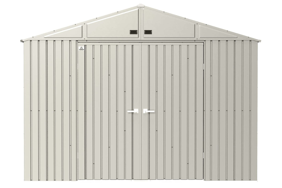 Elite 10x12-ft Cool Grey Corrosion-Resistant Steel Storage Shed