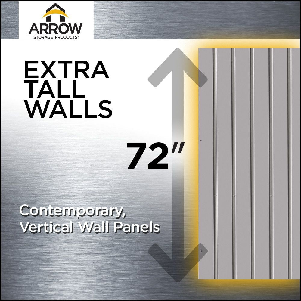 Elite 10x8-ft Galvalume Corrosion-Resistant Steel Shed