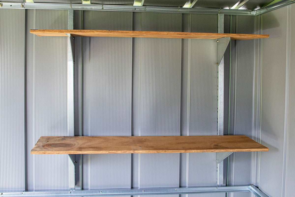 Galvanized Steel Shelf Kit with Hanger and Brackets