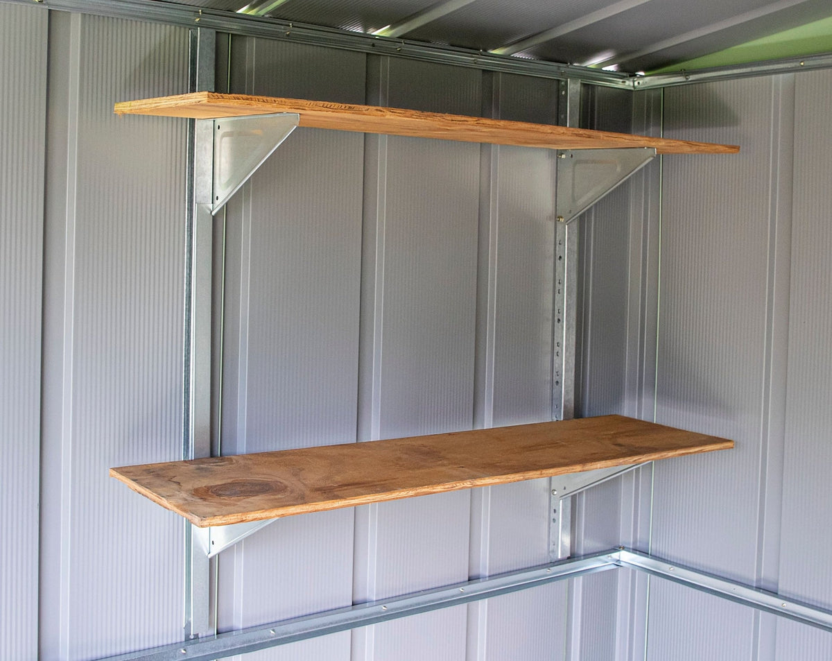 Galvanized Steel Shelf Kit with Hanger and Brackets