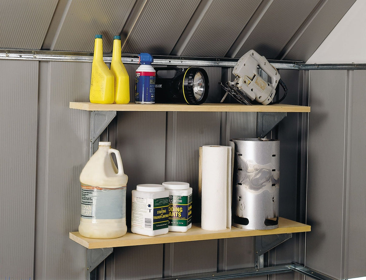 Galvanized Steel Shelf Kit with Hanger and Brackets
