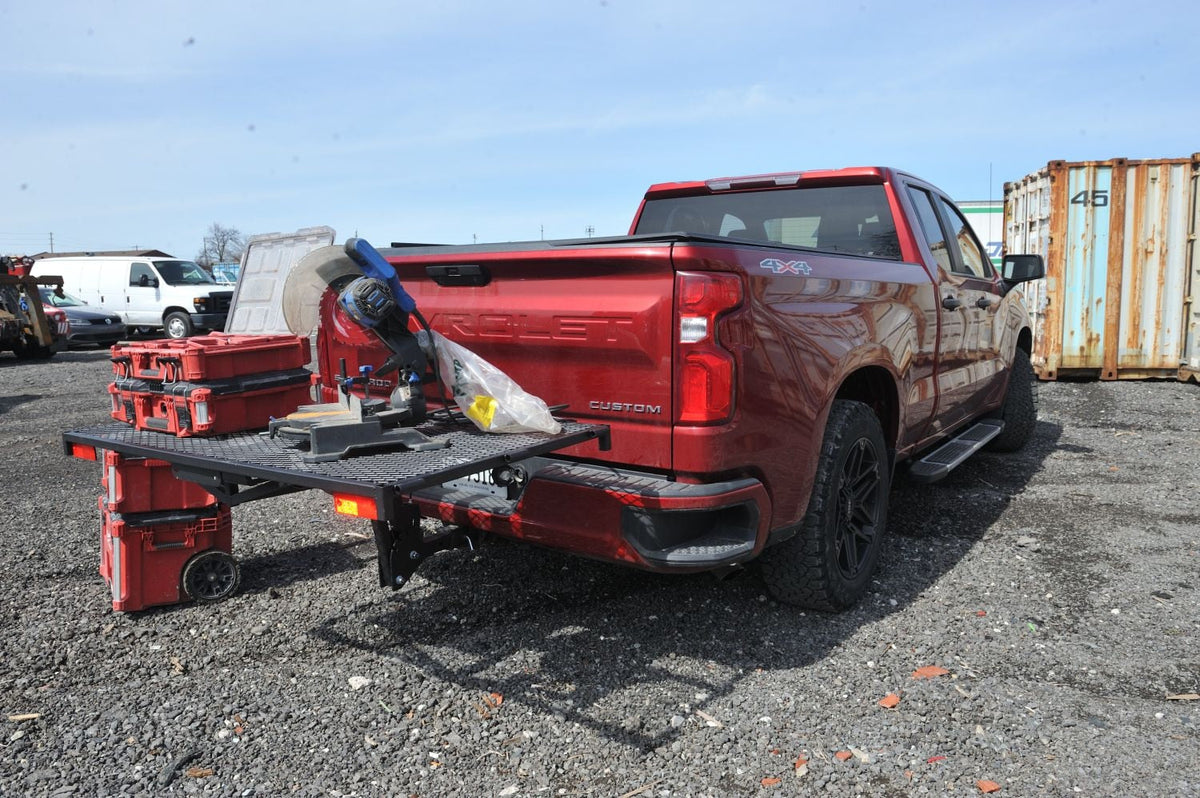 Hitch Mount Adjustable Height Cargo Carrier