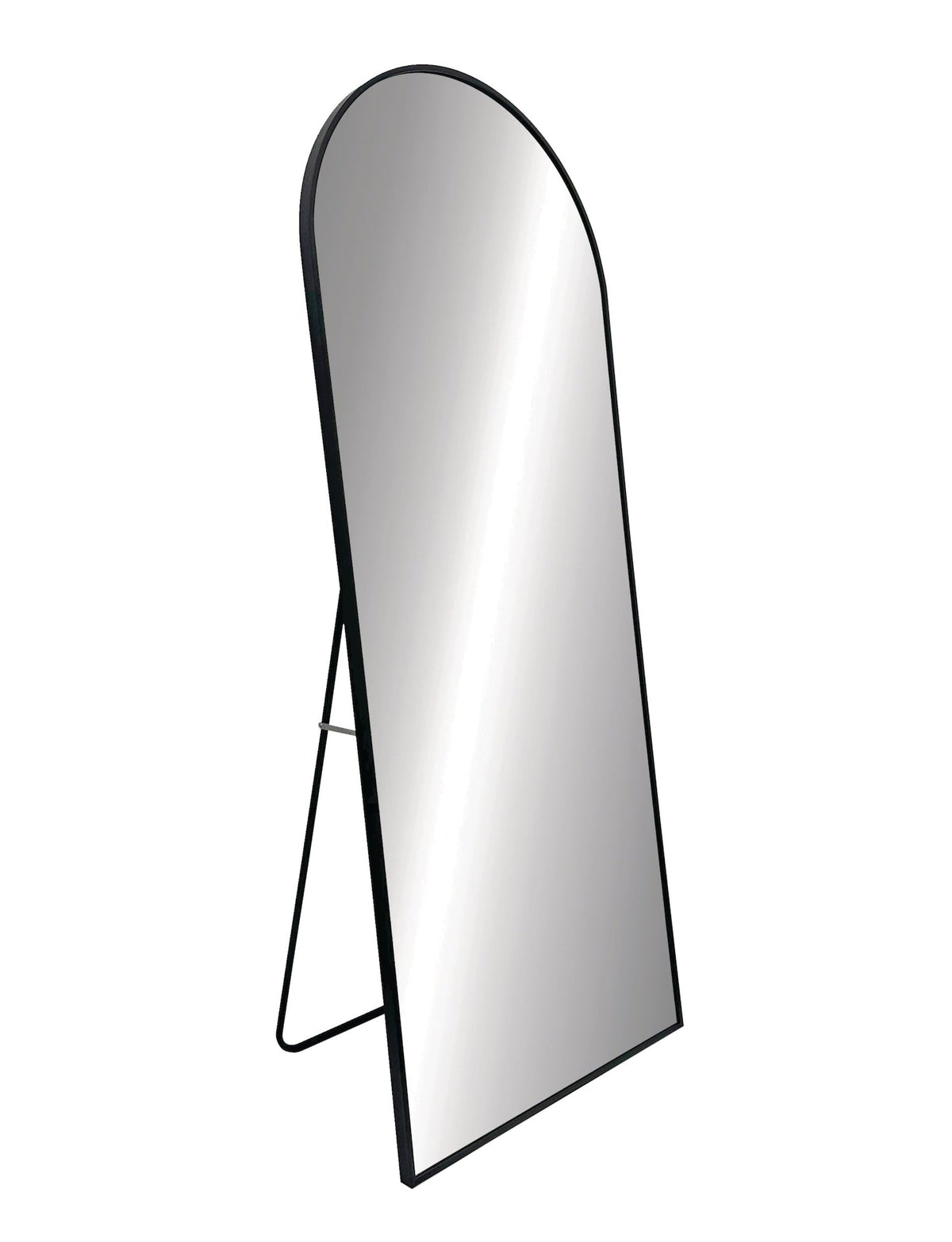 Faro Black Arch Miror with Stand, 24 x 60-in