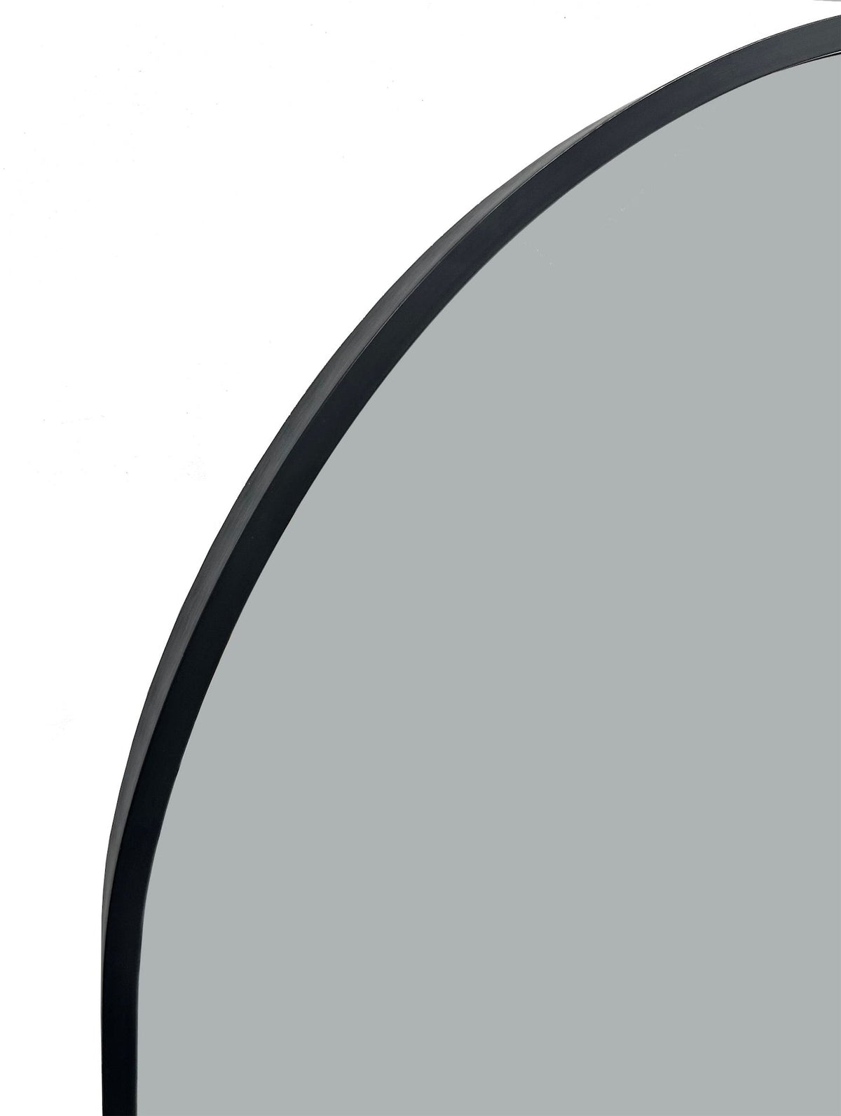 Faro Black Arch Miror with Stand, 24 x 60-in