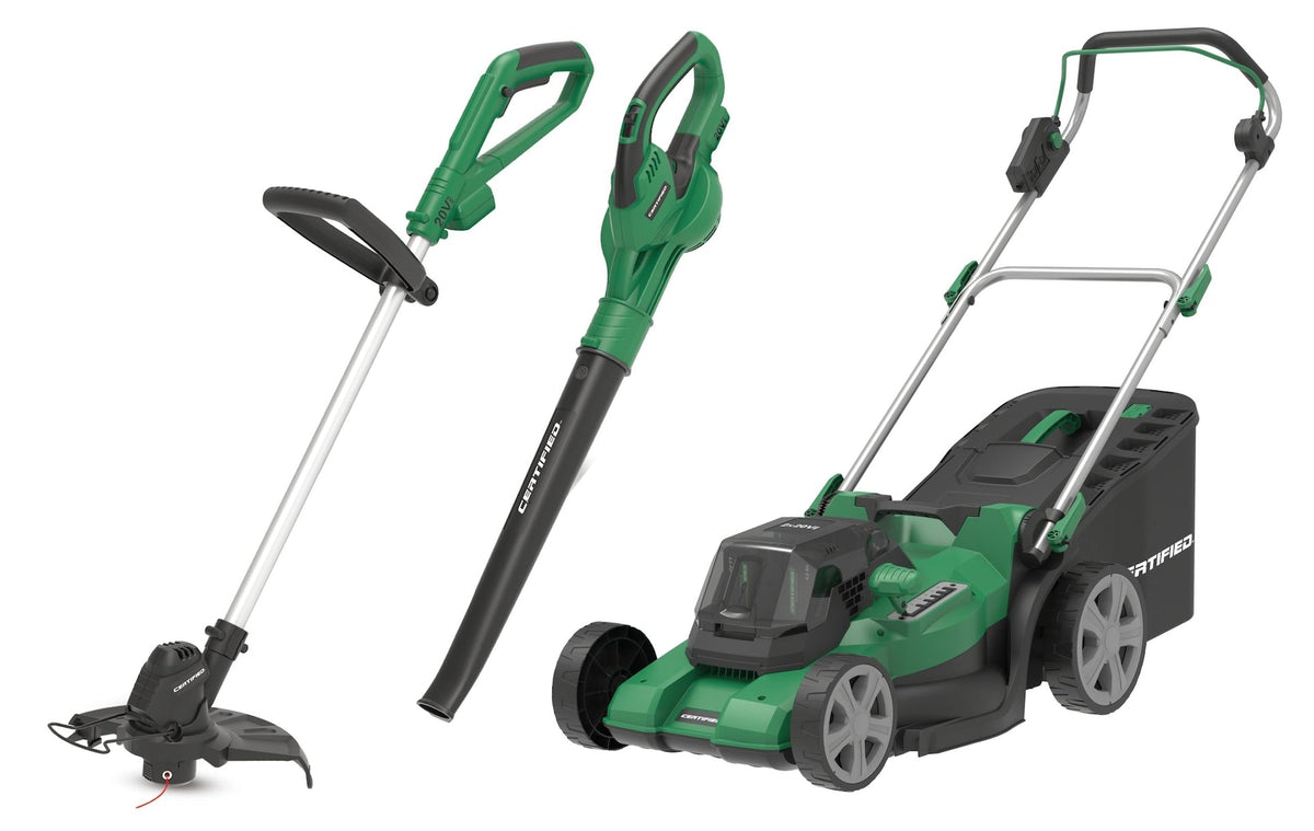 Mower & Grass Trimmer Blower Combo, 17-in