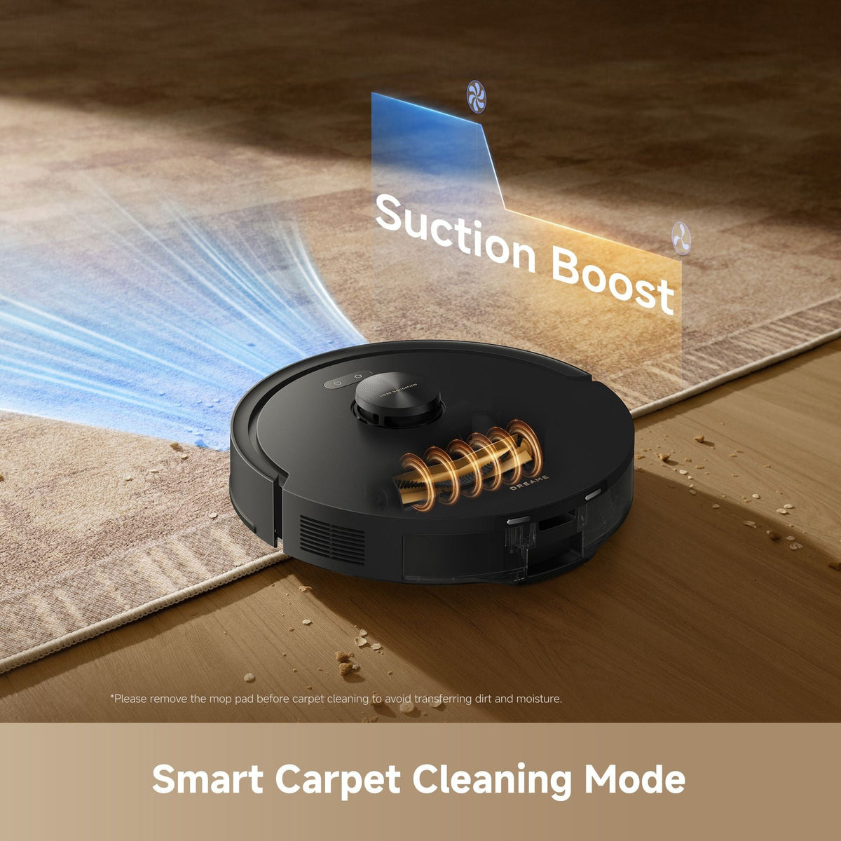 Dreame GoVac 205 Plus: 3-in-1 Vacuum Cleaner and Mop, Auto Empty