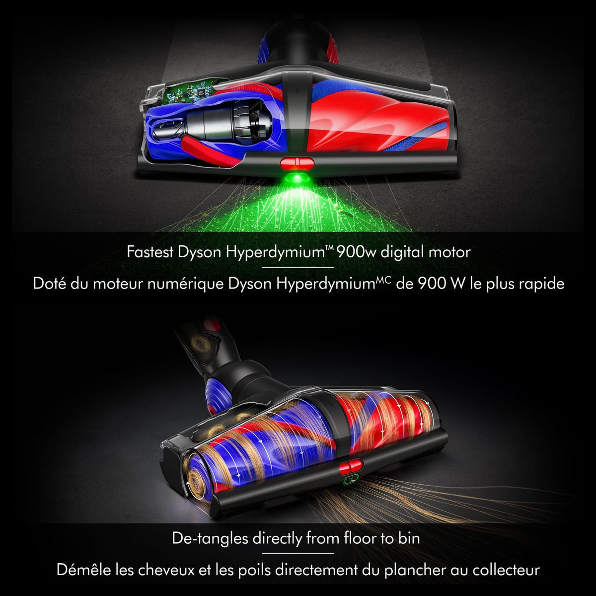V16 Piston Submarine Cordless Stick Vacuum