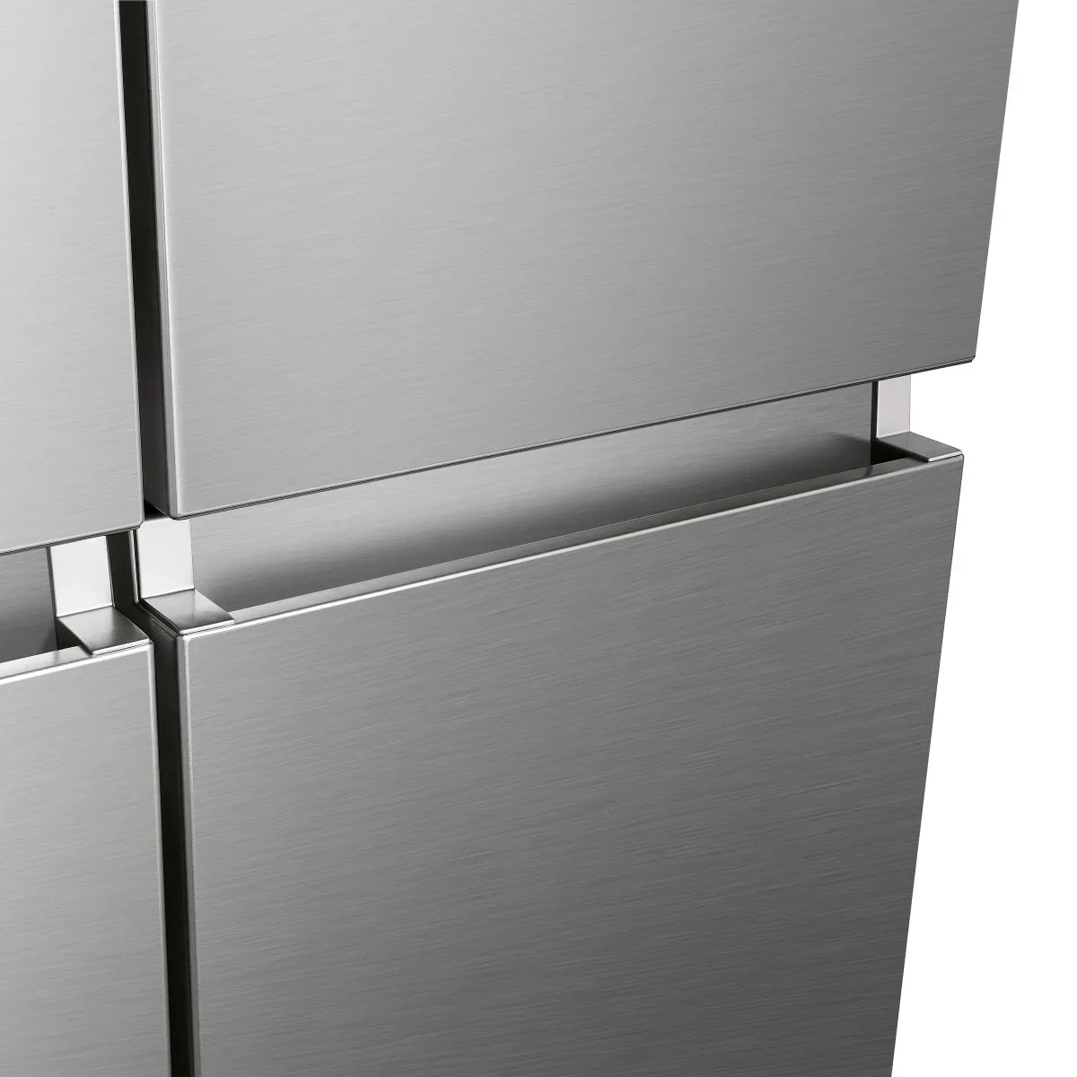 Hisense 31.5 in. 17 cu. ft. Stainless Steel Counter Depth 4-Door Refrigerator with Triple-Zone Function