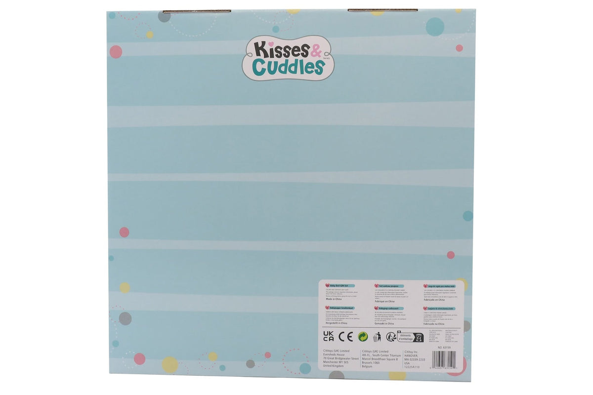 Kisses & Cuddles Soft Body Baby Doll Gift Set with 12-in and 16-in Dolls