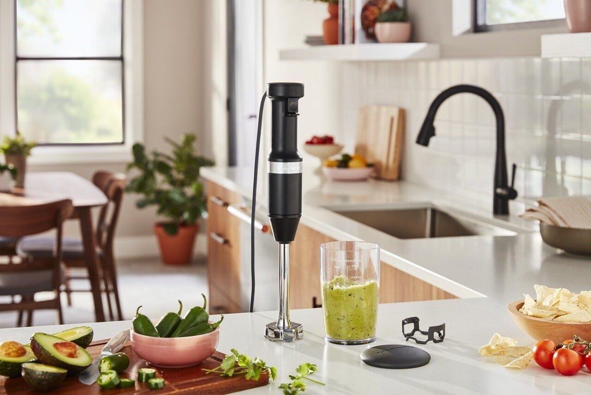 KHBV53BM Variable Speed Corded Hand Blender with Blending Jar, Black Matte