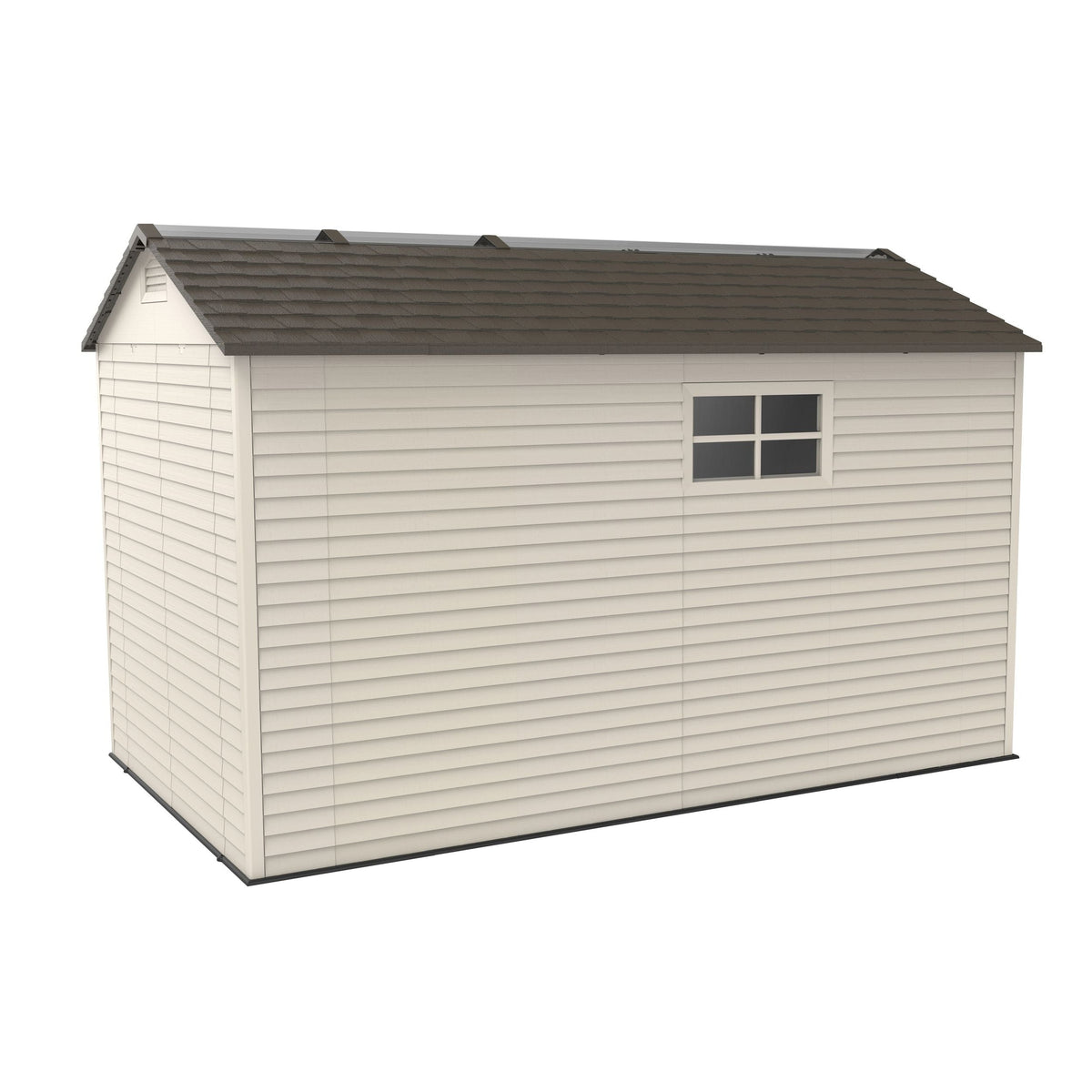 Lockable Steel Shed, Beige, 7 x 12 -ft