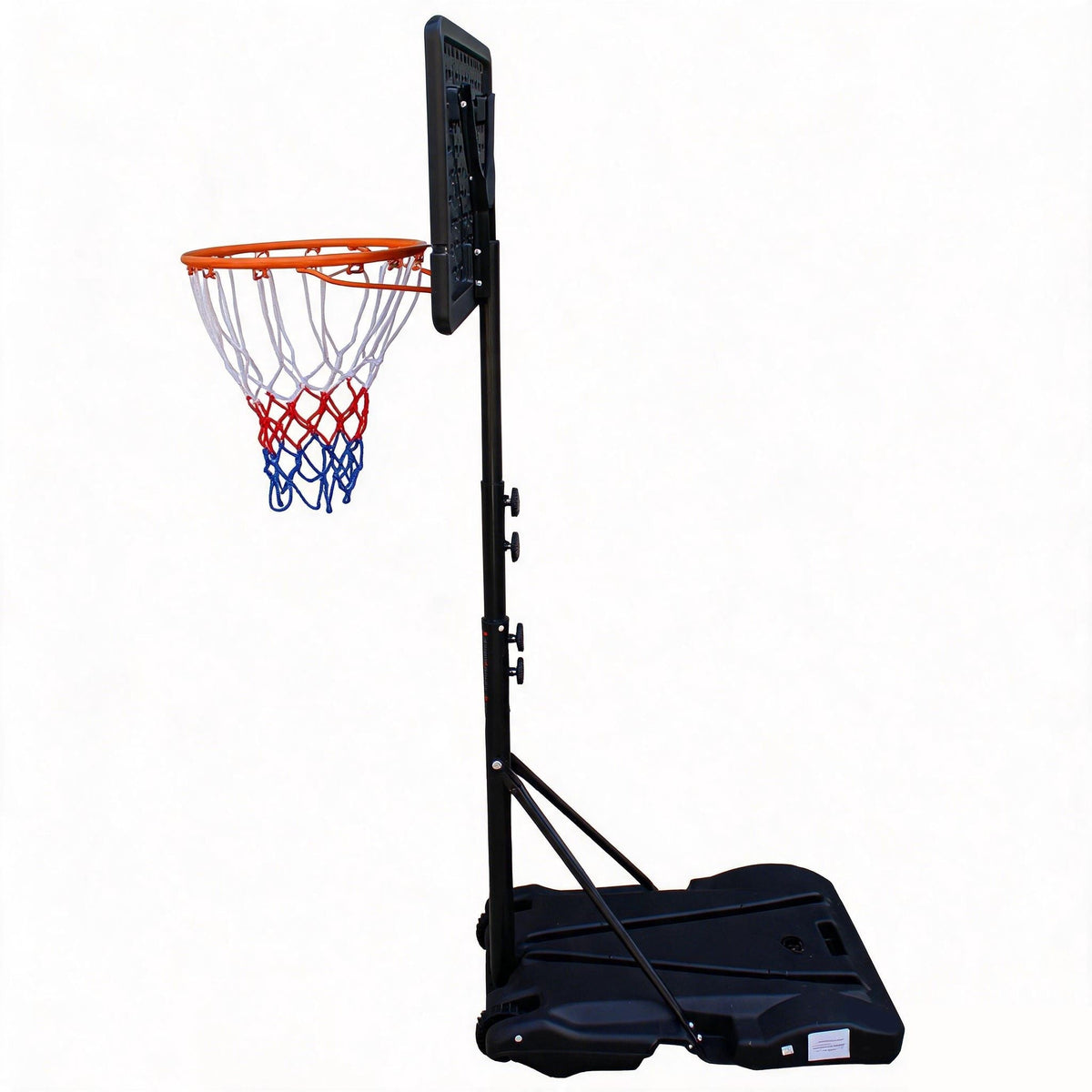 4-in-1 Jr Portable Adjustable Basketball Backboard System with Wheels
