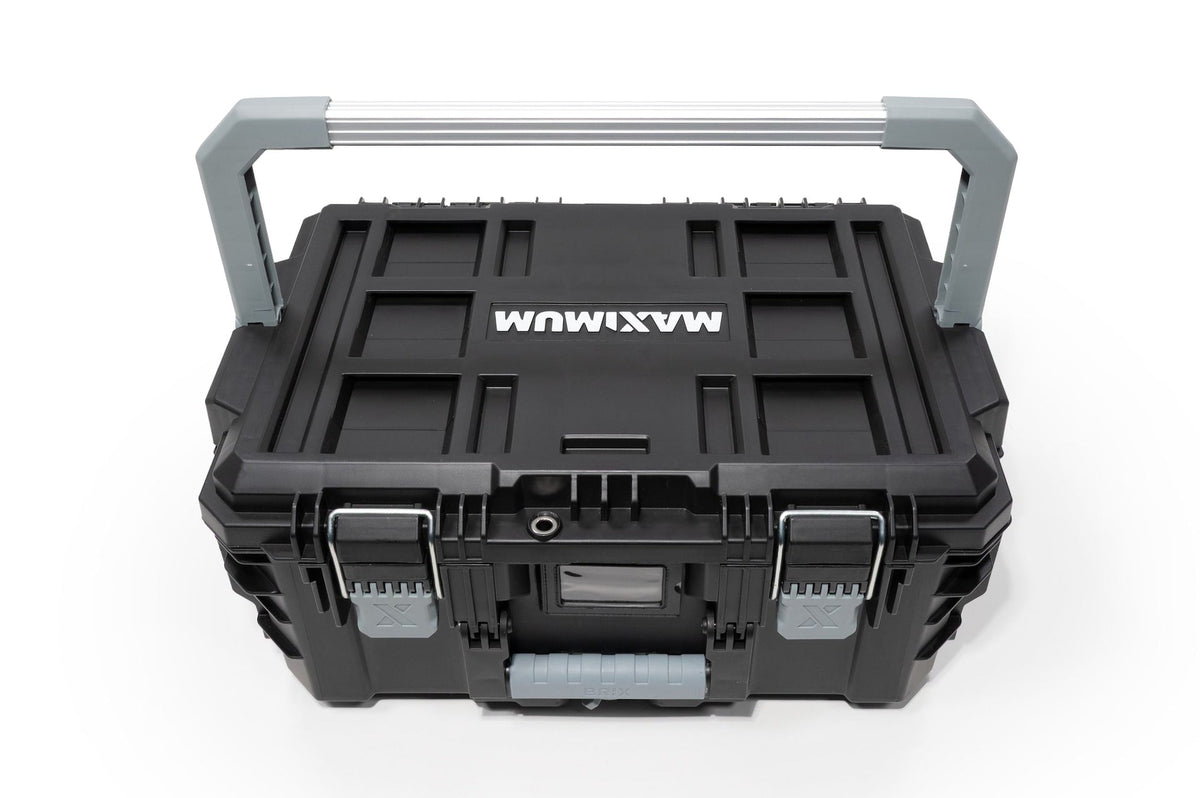 Brix Modular Portable Medium Toolbox/Tool Storage, IP65, 23x16x11-in