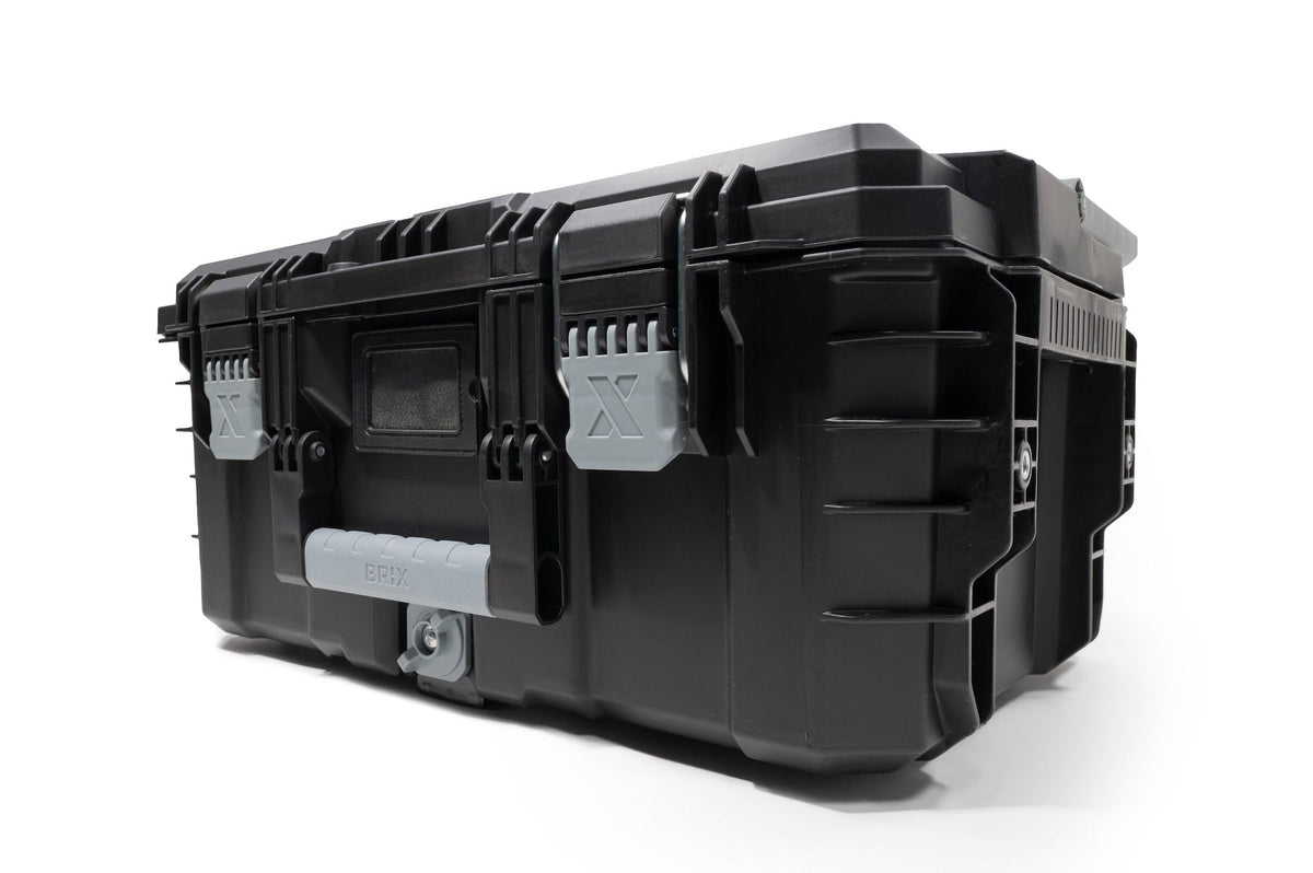 Brix Modular Portable Medium Toolbox/Tool Storage, IP65, 23x16x11-in