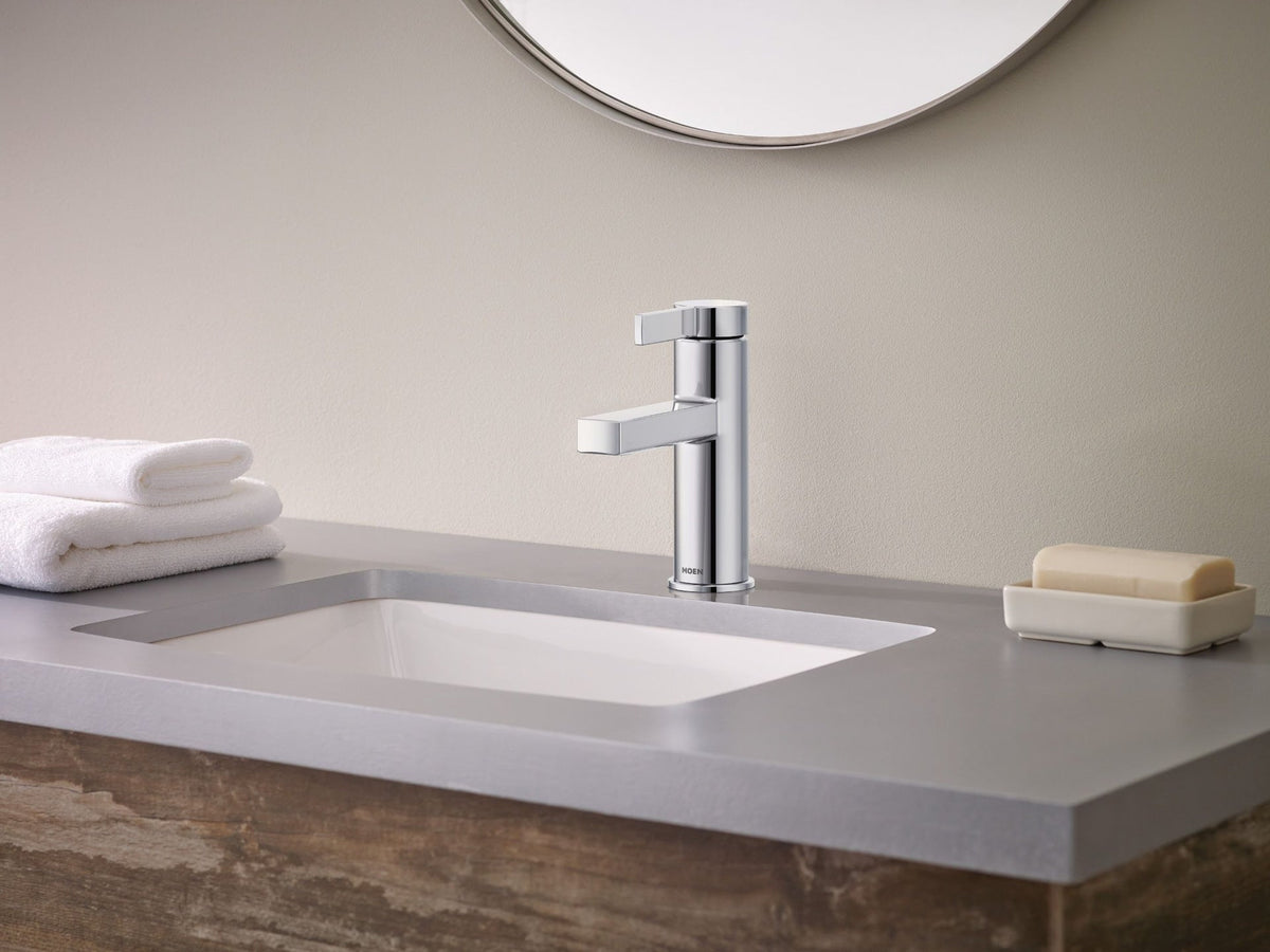 Beric Single Handle Bathroom Faucet, Chrome