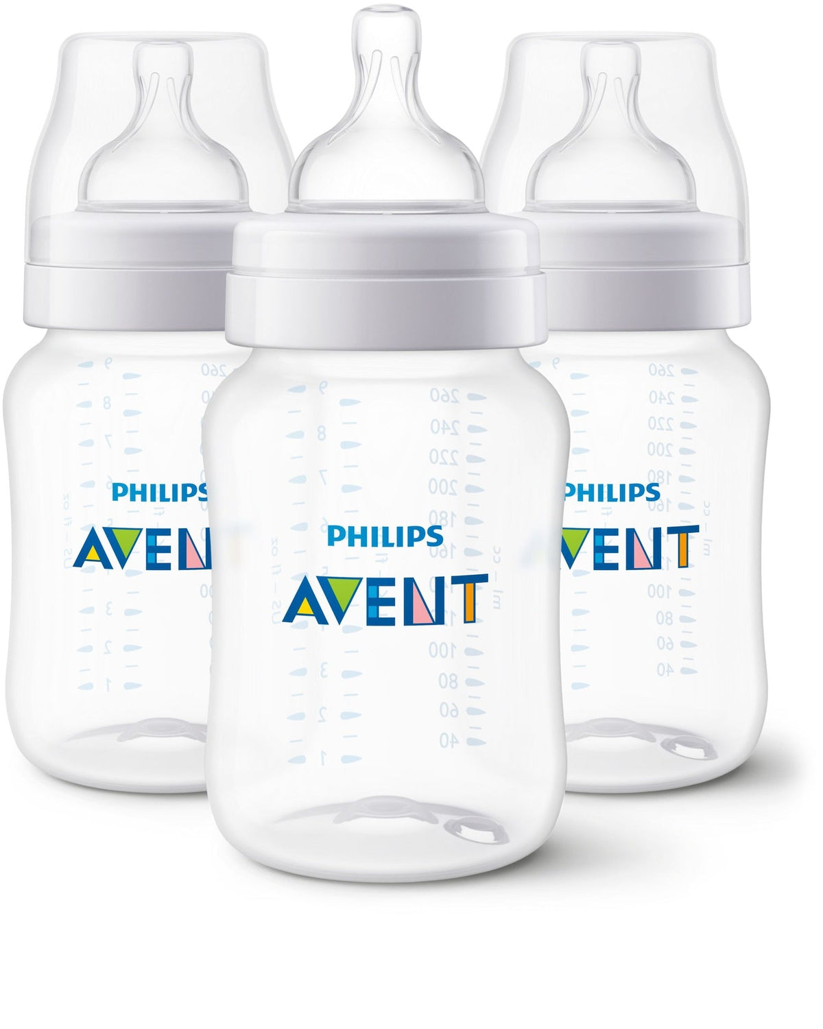 SCY103/03 Anti-Colic Baby Bottle, 9-oz, 3-pk