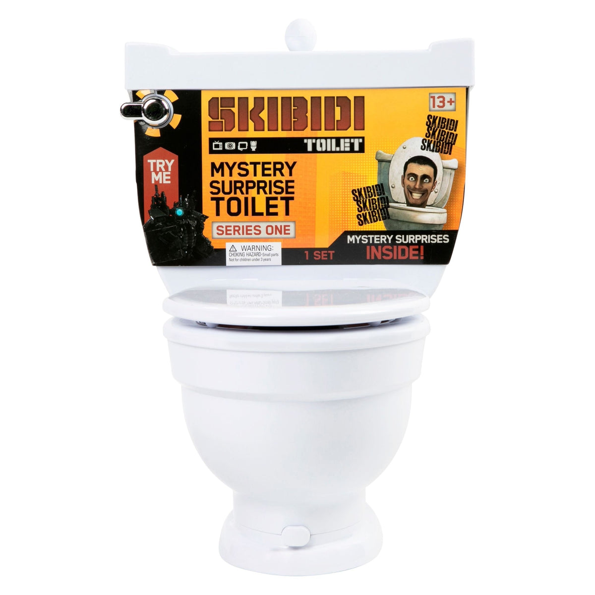 Giant Mystery Toilet Set with Surprise Toys for Ages 13+, Assorted Figures