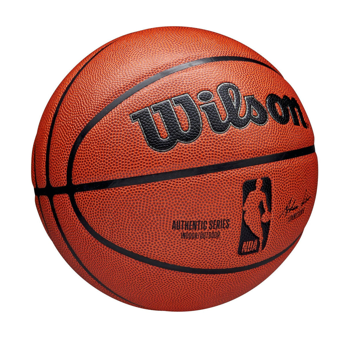Authentic Indoor/Outdoor Basketball, Official Size, Brown