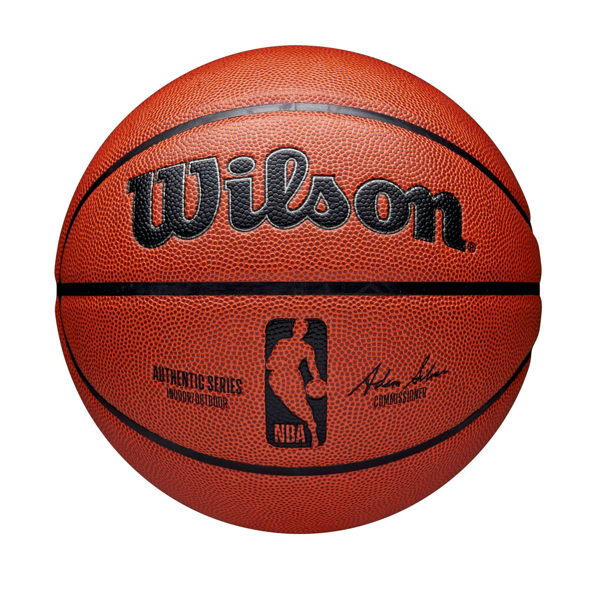 Authentic Indoor/Outdoor Basketball, Official Size, Brown