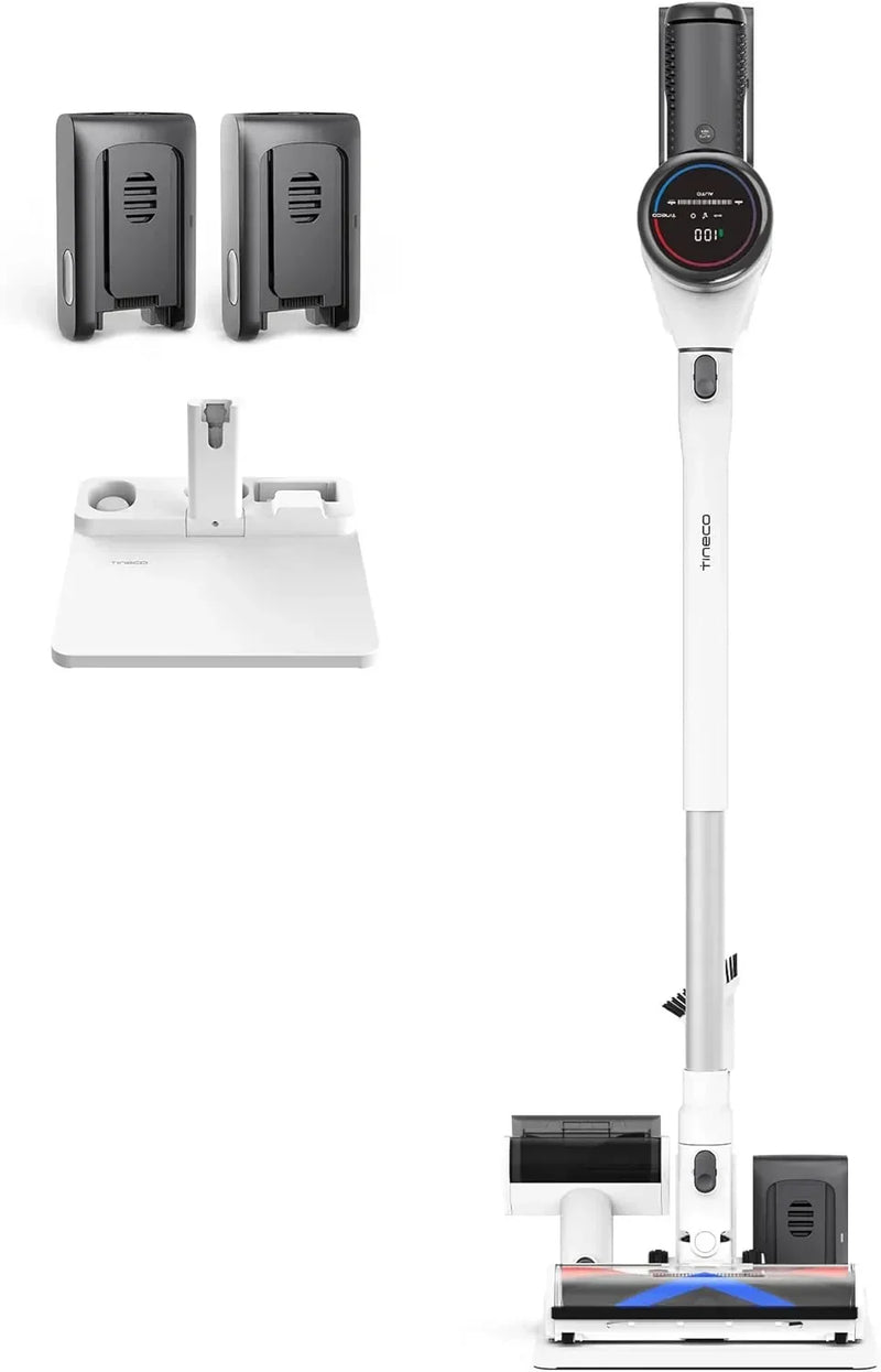 Cordless Vacuum Cleaner, Smart Stick Handheld Vacuum Strong Suction & Lightweight, Cordless Handheld Vacuum Deep Clean Hair, Hard Floor, Carpet, Car (Pure ONE S11 Grey) O3692