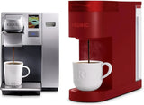 Commercial office single-cup K-Cup coffee machine, silver version