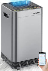 Whole-house air purifier, Ospip intelligent air purifier, equipped with a five-level tower structure filter, air quality and odor sensors, bedroom sleep mode, can remove 99.99% of dust, smoke, pollen and allergens.
