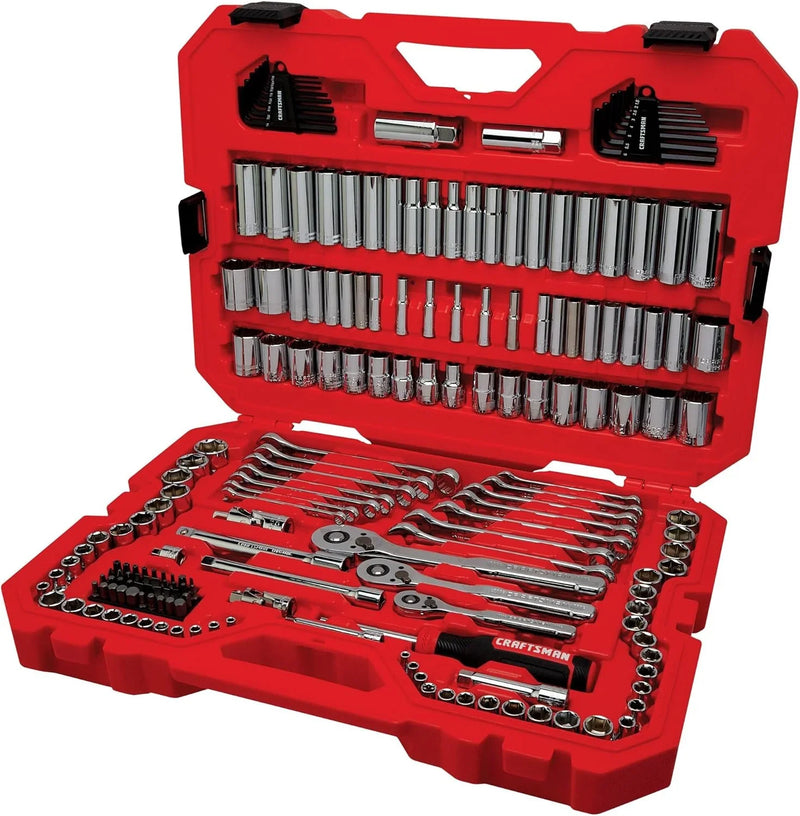 Mechanics Tool Set, 1/4 and 3/8 Inch Drive, 189 Piece (CMMT12134) R5817