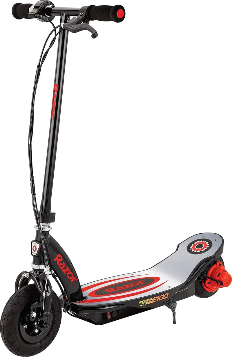 An electric scooter suitable for children over 8 years old - 100-watt hub motor, 8-inch inflatable tires, maximum speed of 11 miles per hour, maximum running time of up to 60 minutes, suitable for users weighing no more than 120 pounds. C4980