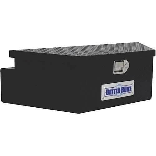 BETTER BUILT 66212321 UTILITY TRAILER TONGUE TOOL BOX, BLACK, WIDE, V SHAPED 39INX16.5INX12IN W2421
