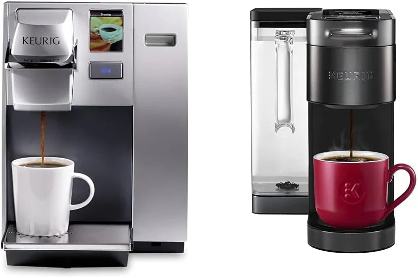 Commercial office single-cup K-Cup coffee machine, silver version
