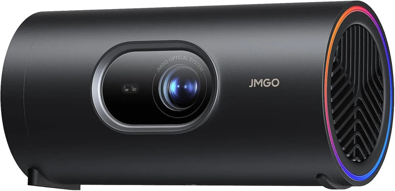 1080P intelligent portable projector, Google TV, 400 lumens, 8-watt Dolby Digital Sound, 3D activation function, HDR10 standard, mini projector with Wi-Fi and Wireless functions, suitable for home and outdoor use, equipped with optical filter. U7593