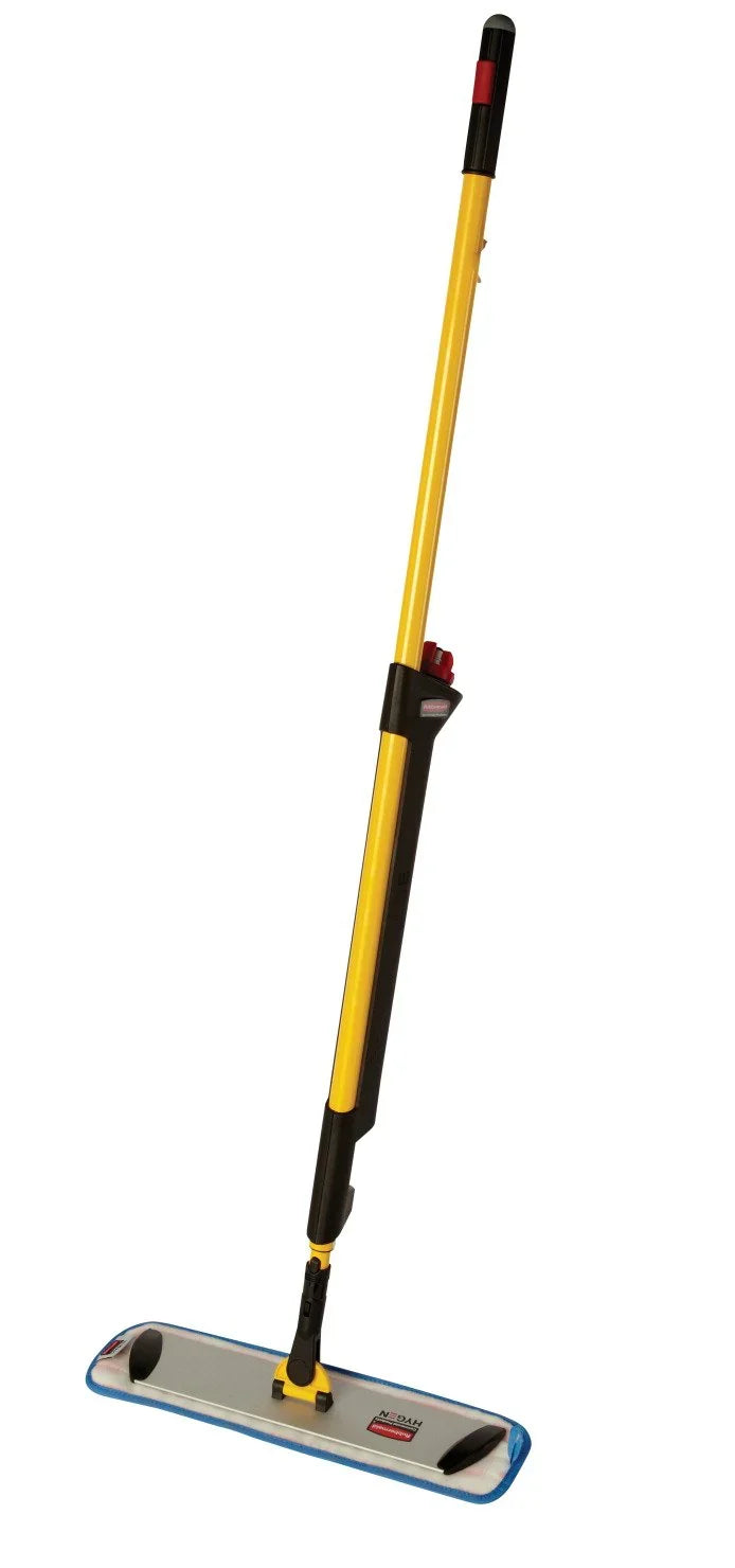 Pulse microfiber floor cleaning system, operated using a single-sided mop frame V9901