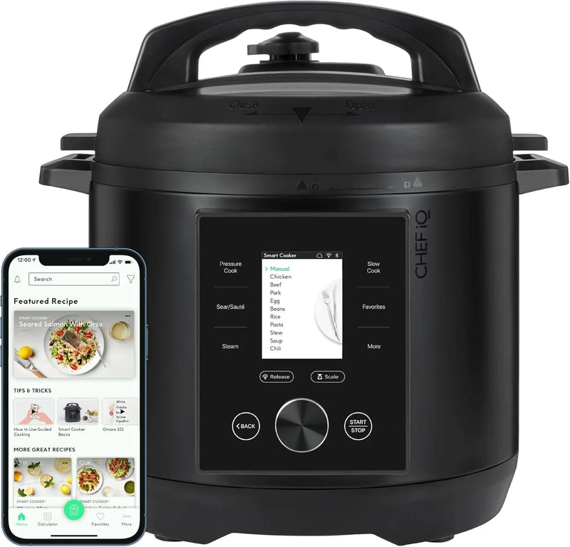 Intelligent oven and fryer combo, 11 integrated functions - countertop convection oven for baking, roasting, air frying, baking, dehydrating, 1750 watt power, 25 gallon capacity, controlled by touch screen for quick cooking - black Q5067
