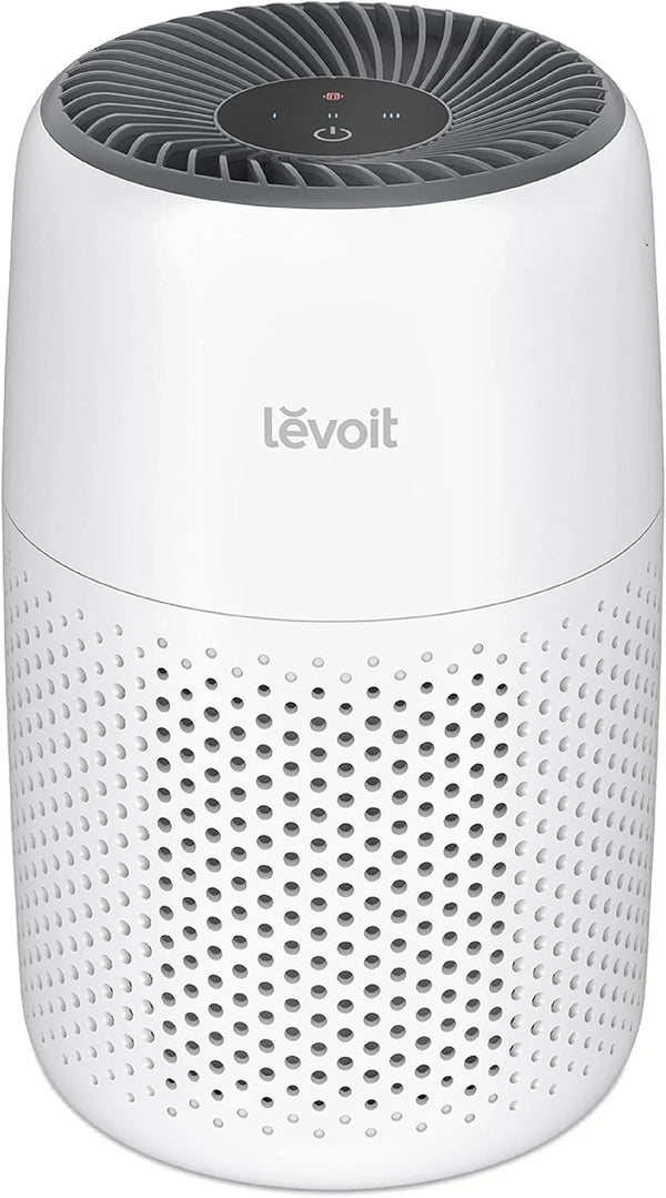 Bedroom home dormitory air purifier, three-in-one filter scented sponge, helps you sleep well, filters smoke, allergens, pet dander, odors, dust, suitable for office, desktop, mini core P type, white F9951