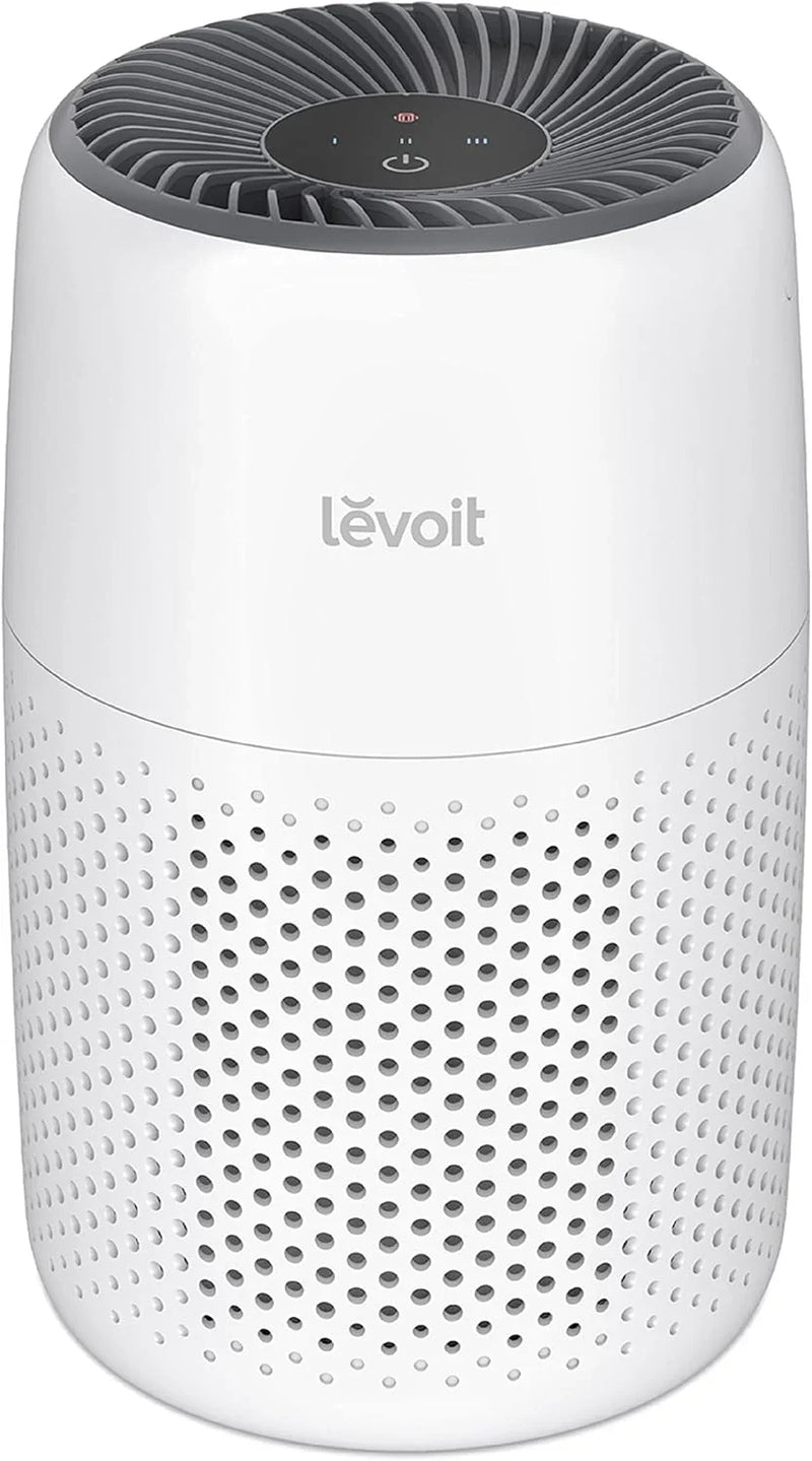 Bedroom home dormitory air purifier, three-in-one filter scented sponge, helps you sleep well, filters smoke, allergens, pet dander, odors, dust, suitable for office, desktop, mini core P type, white F9951