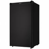 Designer 3.2 cu. ft. Compact Refrigerator with Freezer – Black