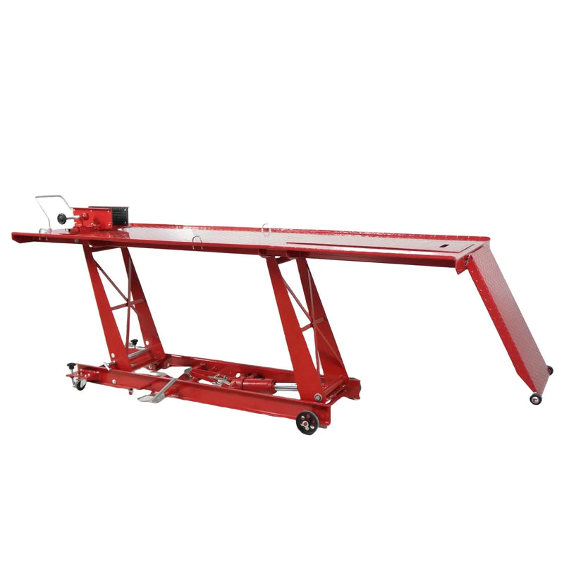 Garvee Hydraulic Motorcycle Lift - 1000lbs Capacity, Lift Hoist, Jack Stand, for Mechanics, Workshops, Homes O3329