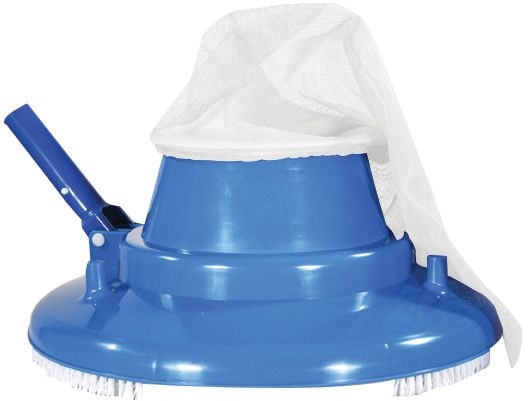 Pool Leaf Skimmer with Roller Wheels & Brushes, Garden Hose attachment
