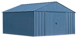 Classic 12x12-ft Blue Grey Corrosion-Resistant Steel Shed