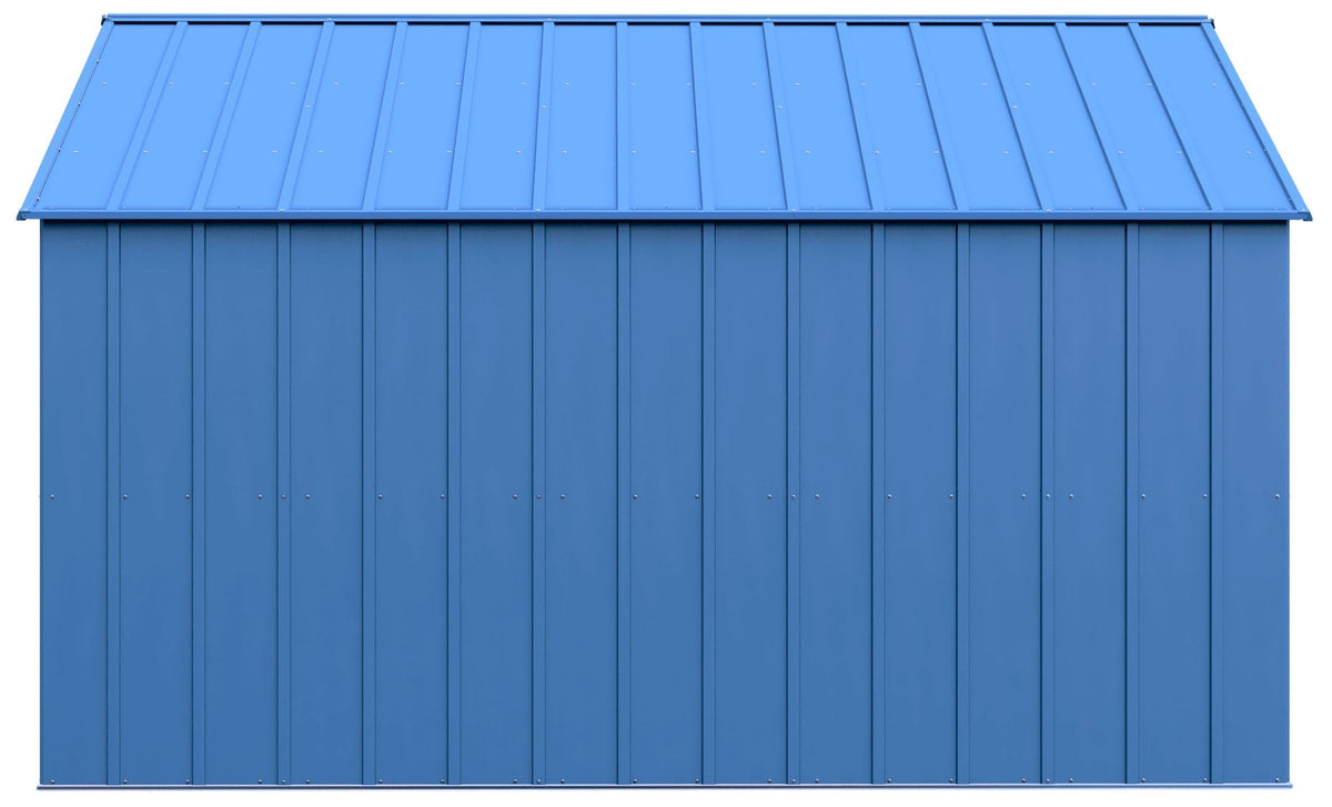 Classic 12x12-ft Blue Grey Corrosion-Resistant Steel Shed