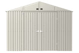 Elite 10x12-ft Cool Grey Corrosion-Resistant Steel Storage Shed