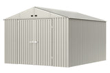 Elite 10x12-ft Cool Grey Corrosion-Resistant Steel Storage Shed