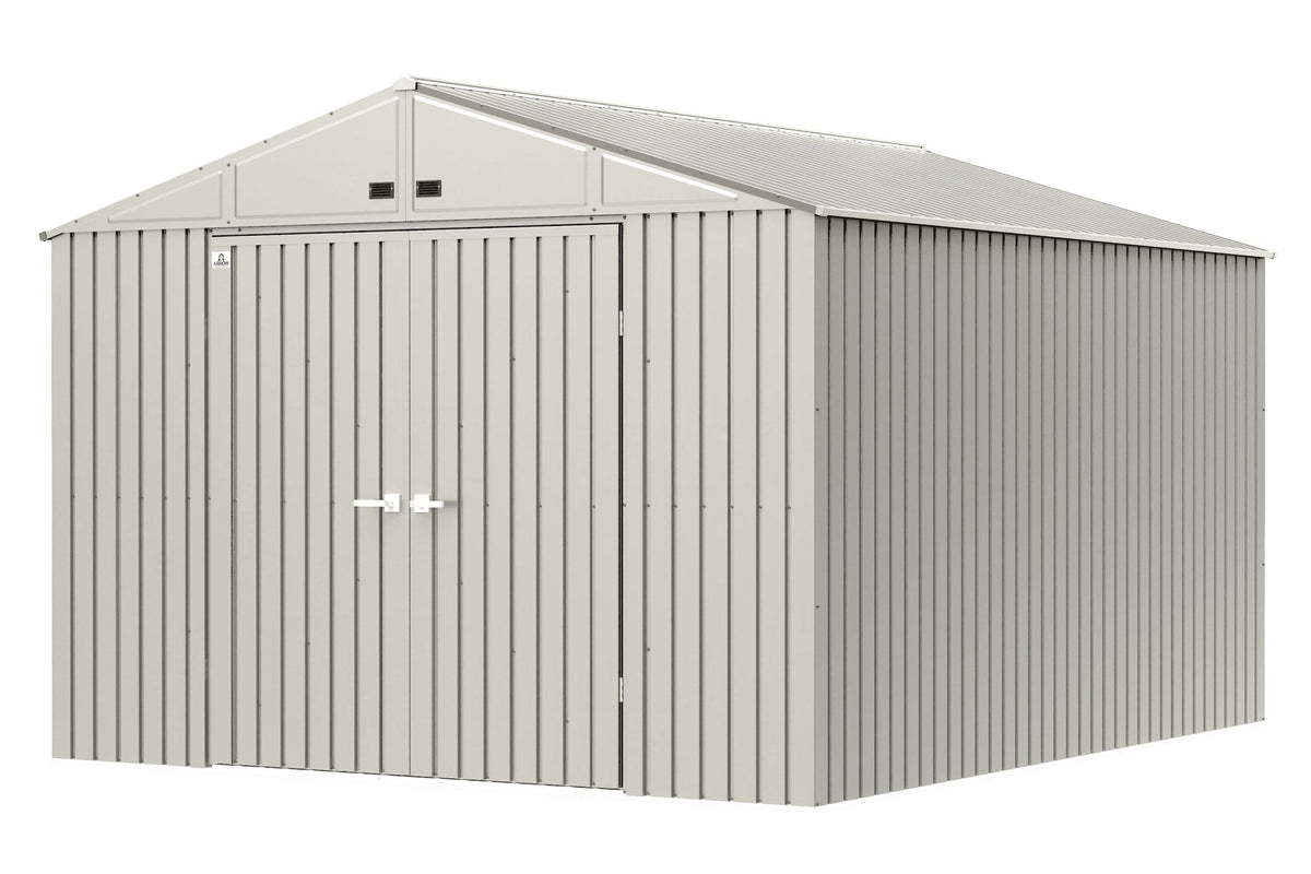Elite 10x12-ft Cool Grey Corrosion-Resistant Steel Storage Shed