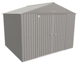 Elite 14x12-ft Anthracite Corrosion-Resistant Steel Shed