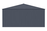 Elite 14x12-ft Anthracite Corrosion-Resistant Steel Shed
