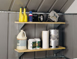 Galvanized Steel Shelf Kit with Hanger and Brackets