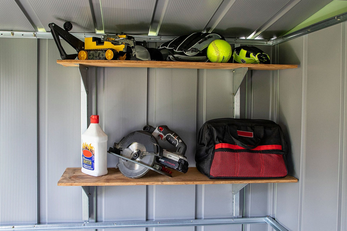 Galvanized Steel Shelf Kit with Hanger and Brackets