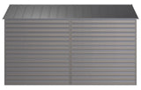 Select Galvanized Steel Storage Shed, Charcoal, 10-ft x 12-ft